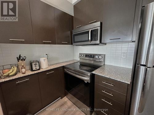 607 - 360 Square One Drive, Mississauga, ON - Indoor Photo Showing Kitchen With Stainless Steel Kitchen