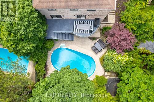 1269 Rose Court, Mississauga, ON - Outdoor With In Ground Pool With Deck Patio Veranda