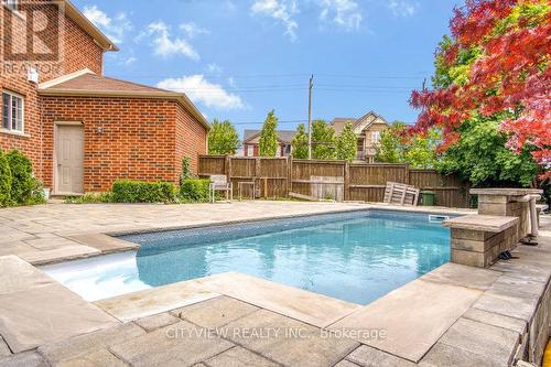 1348 Baseline Road, Hamilton, ON - Outdoor With In Ground Pool With Deck Patio Veranda