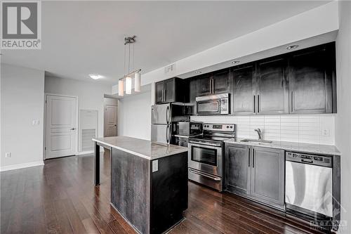 238 Besserer Street Unit#1001, Ottawa, ON - Indoor Photo Showing Kitchen With Stainless Steel Kitchen