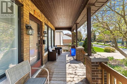 126 Rankin, Windsor, ON - Outdoor With Deck Patio Veranda With Exterior