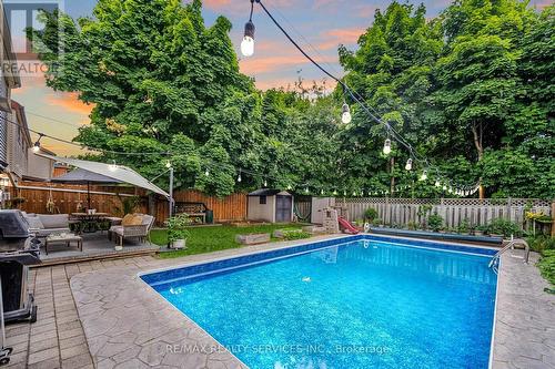 42 Madrid Crescent, Brampton, ON - Outdoor With In Ground Pool With Deck Patio Veranda With Backyard