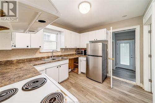 384 Josephine Avenue, Windsor, ON - Indoor Photo Showing Kitchen With Double Sink