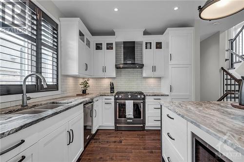 598 Golden Avenue, Ottawa, ON - Indoor Photo Showing Kitchen With Double Sink With Upgraded Kitchen