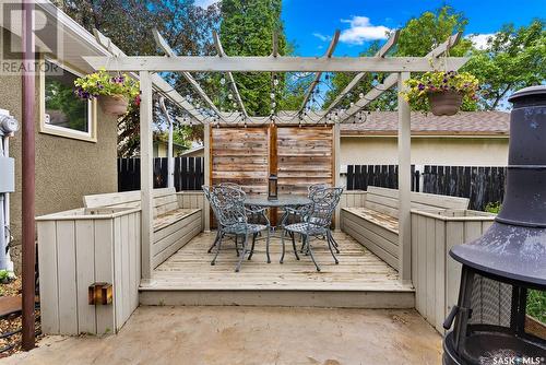 344 Habkirk Drive, Regina, SK - Outdoor With Deck Patio Veranda With Exterior