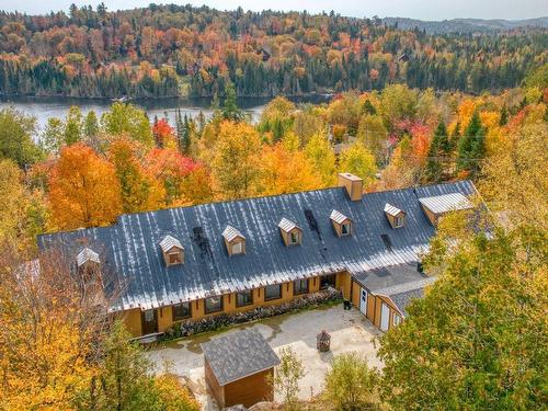 Aerial photo - 54  - 56 Ch. D'Entrelacs, Sainte-Marguerite-Du-Lac-Masson, QC - Outdoor With View