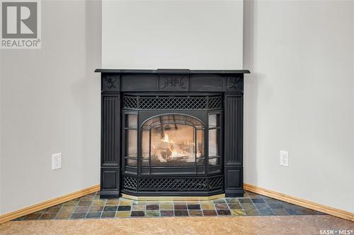 2211 Wascana Street, Regina, SK - Indoor Photo Showing Living Room With Fireplace