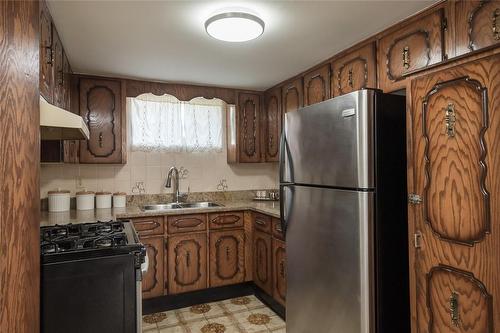 420 Barton Street E, Hamilton, ON - Indoor Photo Showing Kitchen With Double Sink