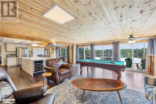 Sitting Area in Kitchen - 288 King'S Farm Road, Port Severn, ON - Indoor Photo Showing Living Room