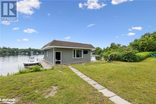 Boathouse - 288 King'S Farm Road, Port Severn, ON - Outdoor With Body Of Water