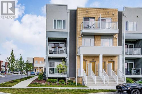 122 Seabrook Drive S, Kitchener, ON - Outdoor With Balcony With Facade