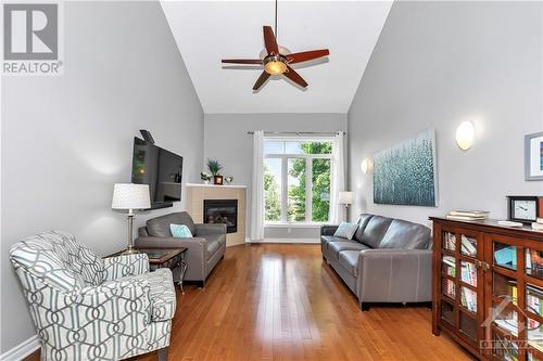 130 Tandalee Crescent, Ottawa, ON - Indoor Photo Showing Living Room With Fireplace