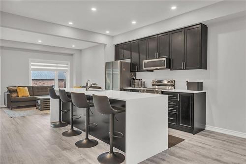 187 Wilson Street W|Unit #32, Ancaster, ON - Indoor Photo Showing Kitchen With Stainless Steel Kitchen With Upgraded Kitchen
