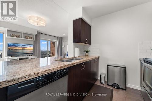 2301 - 60 Heintzman Street W, Toronto, ON - Indoor Photo Showing Kitchen With Double Sink