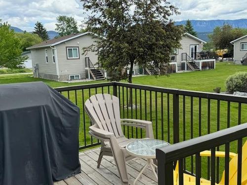 4864 Emerald Avenue, Canal Flats, BC - Outdoor With Deck Patio Veranda With Exterior