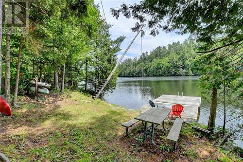 waterfront entreating with room for many friends, boats and other water toys. - 2589 Calabogie Road, Calabogie, ON - Outdoor With Body Of Water With View