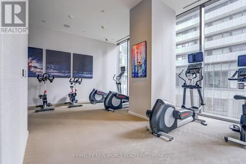 2508 - 42 Charles Street E, Toronto, ON - Indoor Photo Showing Gym Room