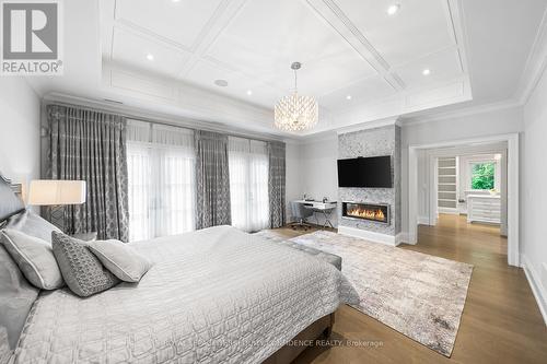 1 Abbotsford Road, Toronto, ON - Indoor Photo Showing Bedroom With Fireplace