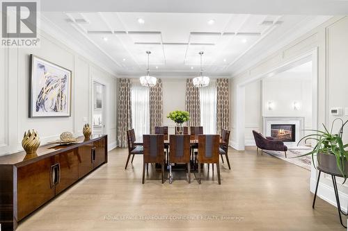 1 Abbotsford Road, Toronto, ON - Indoor Photo Showing Dining Room With Fireplace