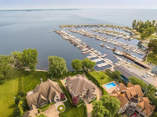 Aerial photo - 2 Cours St-Lawrence, Dorval, QC - Outdoor With Body Of Water With View