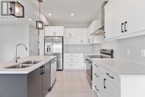 3869 Auckland Avenue, London, ON - Indoor Photo Showing Kitchen With Double Sink With Upgraded Kitchen