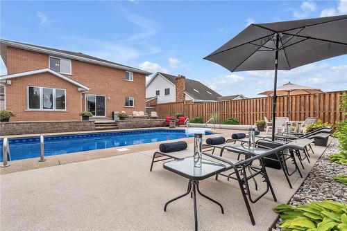 7689 Mount Carmel Boulevard, Niagara Falls, ON - Outdoor With In Ground Pool With Exterior