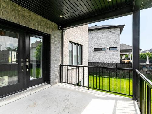 Balcon - 7925 Rue De Lausanne, Brossard, QC - Outdoor With Deck Patio Veranda With Exterior