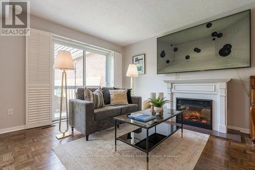 2 Farina Mill Way, Toronto, ON - Indoor Photo Showing Living Room With Fireplace