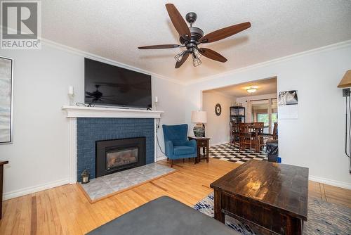 43 Algonquin Street, Deep River, ON - Indoor Photo Showing Living Room With Fireplace