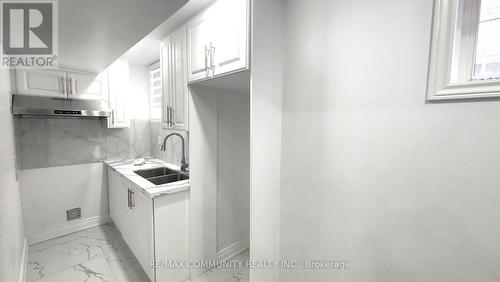 Lower - 30 Hassard Short Lane, Ajax (South West), ON - Indoor Photo Showing Kitchen With Double Sink