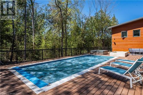 9 Hemlock Street, Southampton, ON - Outdoor With In Ground Pool With Deck Patio Veranda