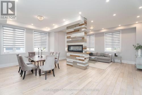 168 Nelson Street, Oakville, ON - Indoor Photo Showing Dining Room With Fireplace