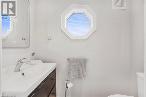 Finished loft powder room - 551 Darby Road, Welland, ON - Indoor Photo Showing Bathroom