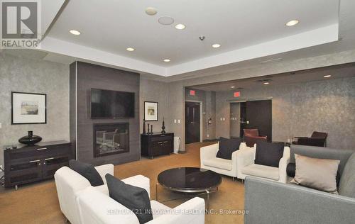 1202 - 76 Shuter Street, Toronto, ON - Indoor Photo Showing Living Room With Fireplace