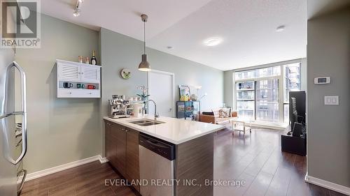 509 - 62 Forest Manor Road, Toronto (Henry Farm), ON - Indoor Photo Showing Kitchen With Double Sink