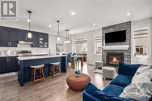 210 Maynooth Court, Ottawa, ON - Indoor With Fireplace