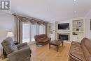 20 Satchell Boulevard, Toronto, ON  - Indoor Photo Showing Living Room With Fireplace 