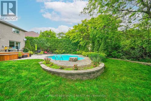 2297 Carpenters Circle, Oakville, ON - Outdoor With In Ground Pool With Deck Patio Veranda With Backyard