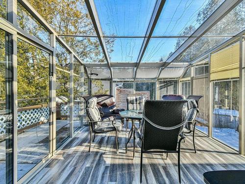 Solarium - 50 Rue Achille, Saint-Sauveur, QC - Outdoor With Deck Patio Veranda With Exterior