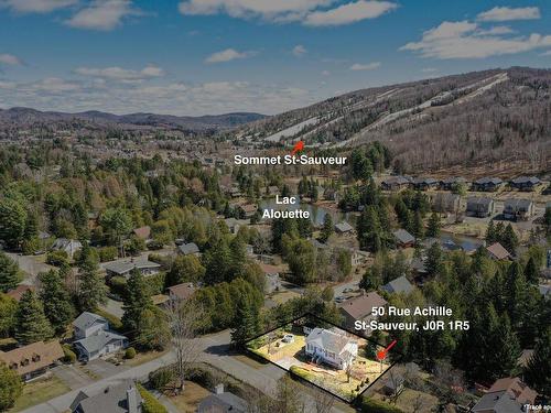 Photo aÃ©rienne - 50 Rue Achille, Saint-Sauveur, QC - Outdoor With View