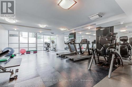 613 - 8 Fieldway Road, Toronto, ON - Indoor Photo Showing Gym Room