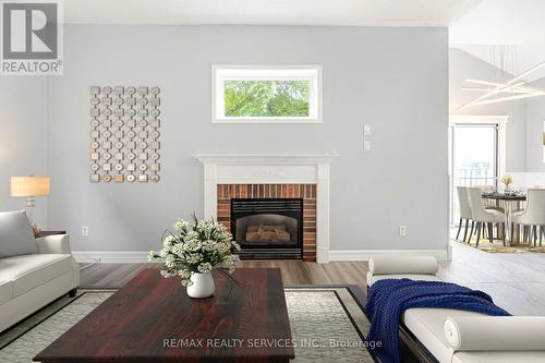 88 Sundridge Street, Brampton, ON - Indoor Photo Showing Living Room With Fireplace