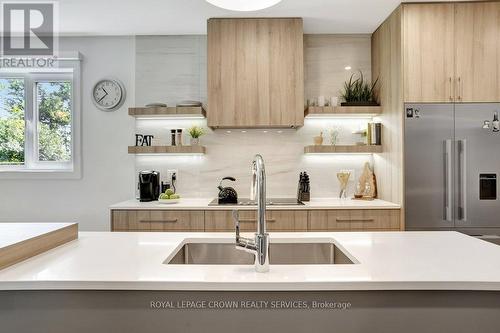 2208 Red Thorne Avenue, London, ON - Indoor Photo Showing Kitchen With Double Sink