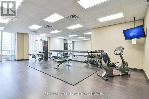 1807 - 3 Michael Power Place, Toronto, ON - Indoor Photo Showing Gym Room
