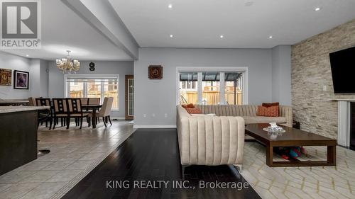 9 Monkton Circle, Brampton, ON - Indoor Photo Showing Other Room With Fireplace