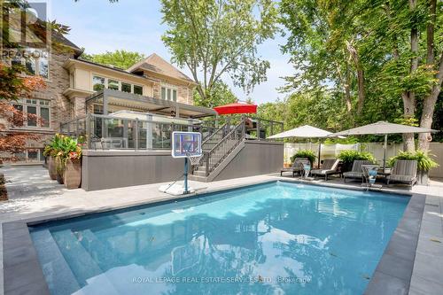 34 Nottingham Drive, Toronto, ON - Outdoor With In Ground Pool With Backyard