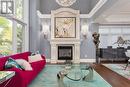 34 Nottingham Drive, Toronto, ON  - Indoor Photo Showing Living Room With Fireplace 