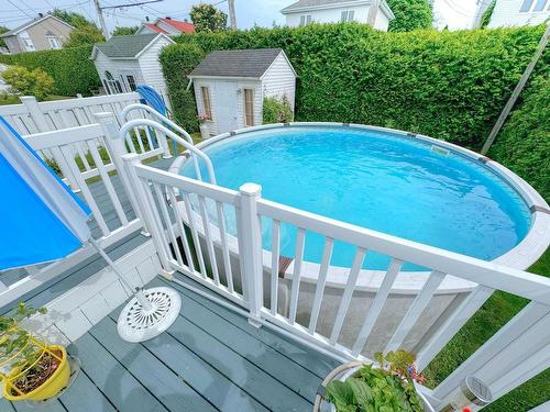 Pool - 1337 Rue Comtois, Sainte-Julie, QC - Outdoor With Above Ground Pool