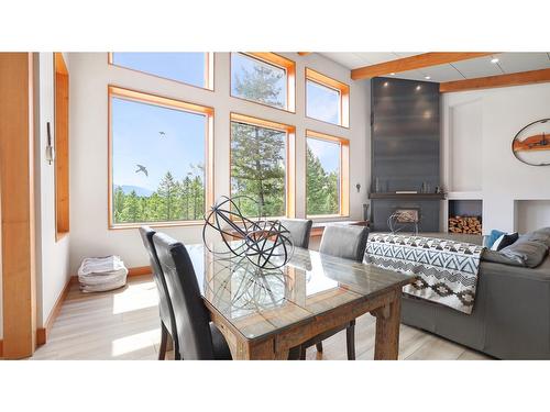 2160 Kootenay 3 Road, Windermere, BC - Indoor With Fireplace