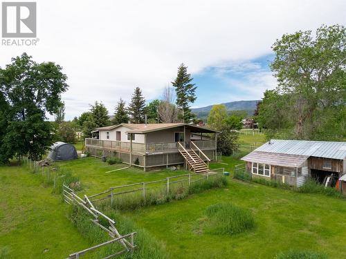 4816 South Grandview Flats Road, Armstrong, BC - Outdoor With Deck Patio Veranda